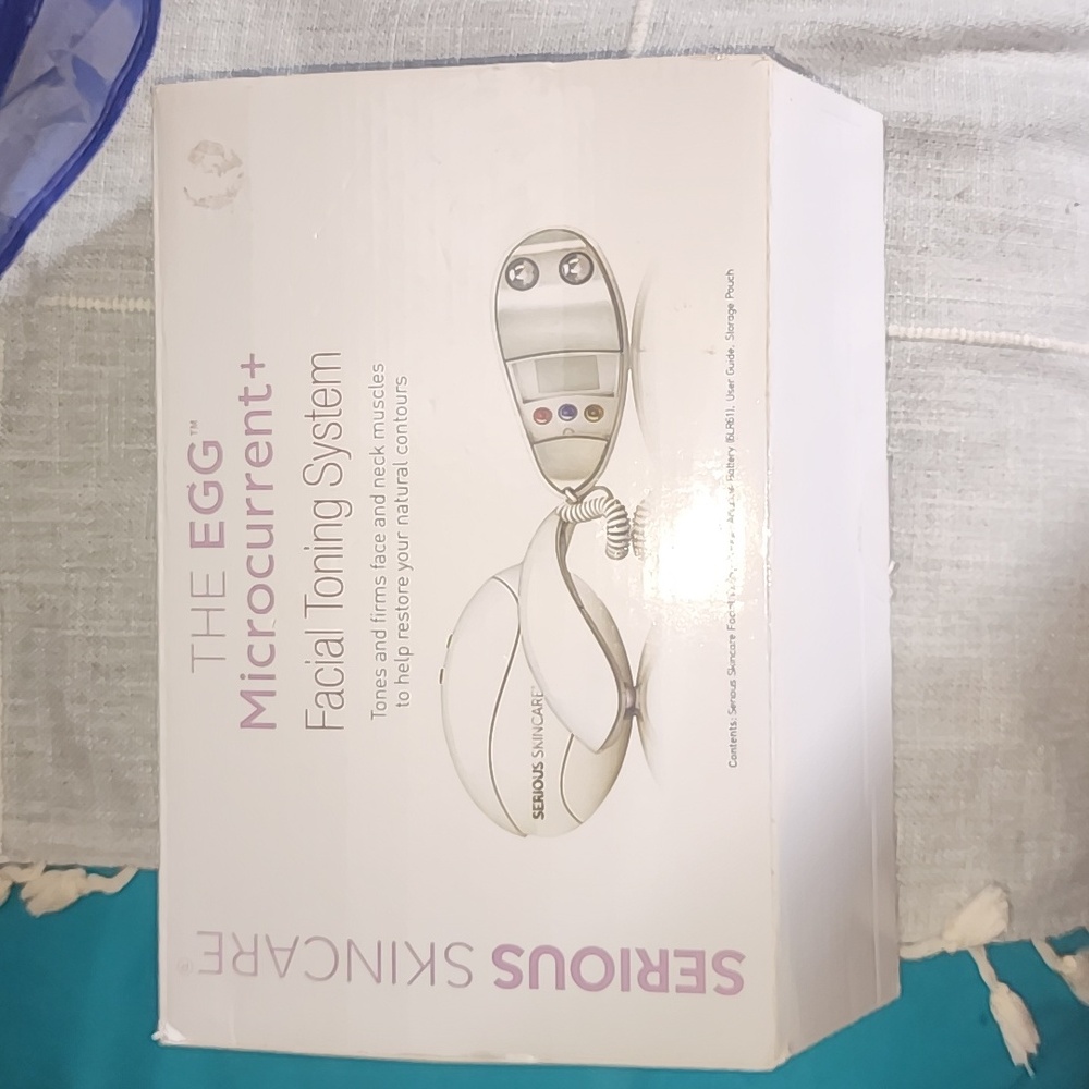 SALE! Serious Skincare The EGG Microcurrent Facial Toning System NIB
